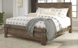 Trinell King Panel Bed side profile