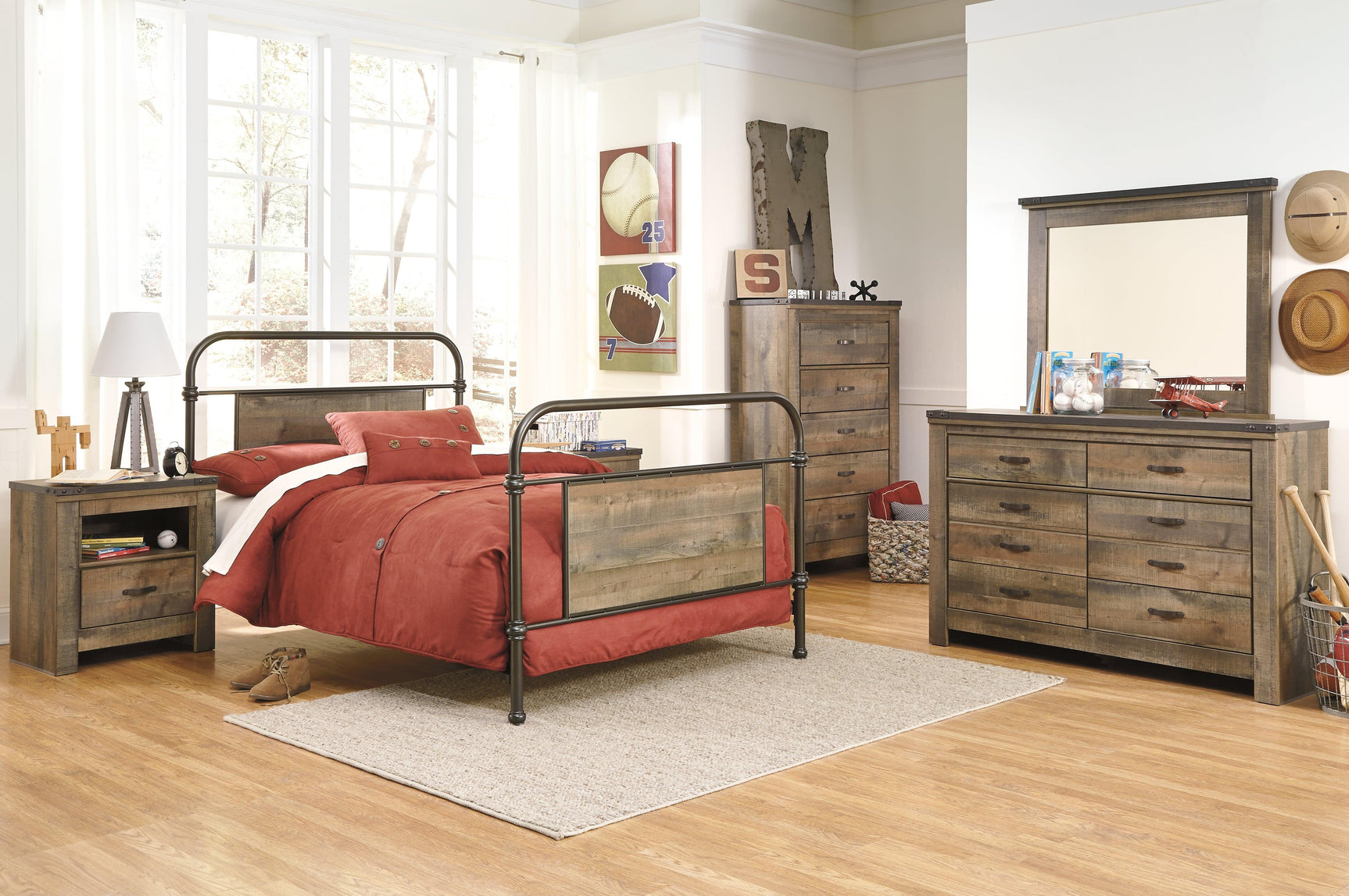 Full chest view with drawers extended