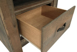 Trinell Nightstand USB charging ports detail