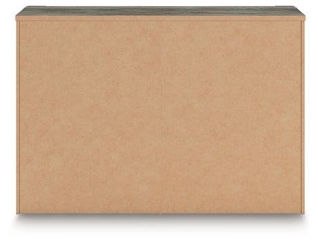 Frandern Gray Dresser back view