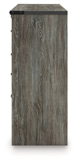 Frandern Gray Dresser side alternative view