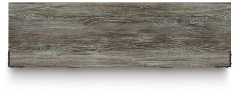 Frandern Gray Dresser top surface view