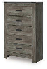 Frandern Gray Chest of Drawers