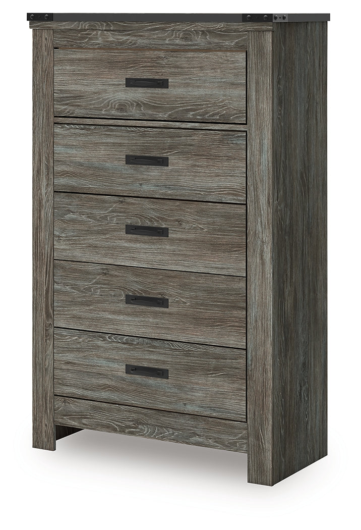 Frandern Gray Chest of Drawers