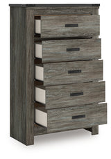 Frandern Gray Chest of Drawers
