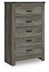 Frandern Gray Chest of Drawers
