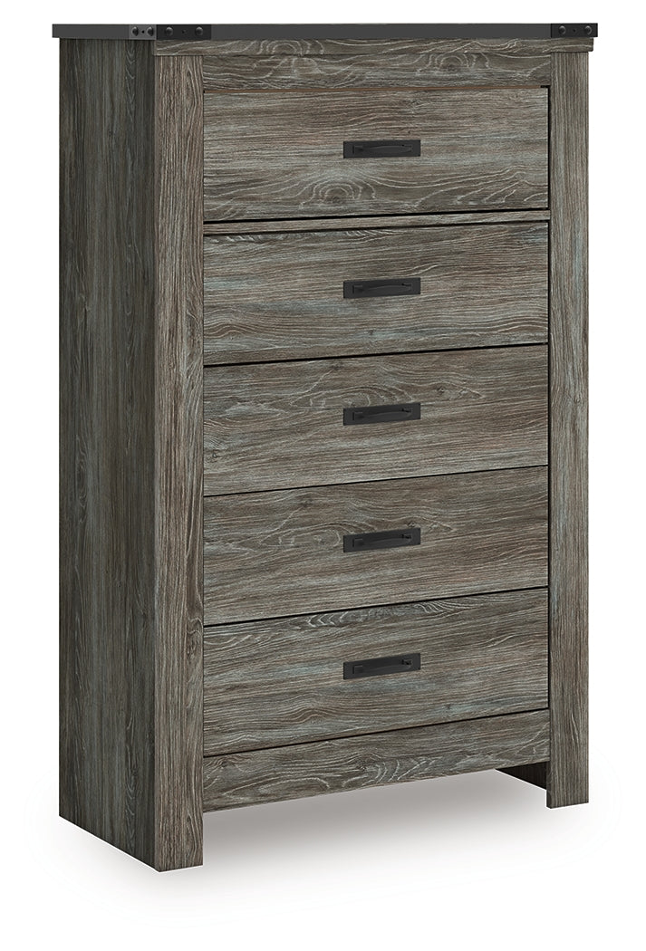 Frandern Gray Chest of Drawers