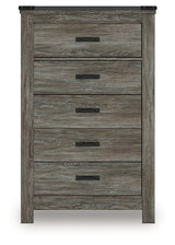 Frandern Gray Chest of Drawers