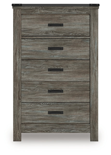 Head-on view of Frandern Chest of Drawers