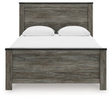 Head-on front view of Frandern Queen Panel Bed