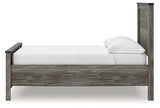 Side alternate view of Frandern Full Panel Bed