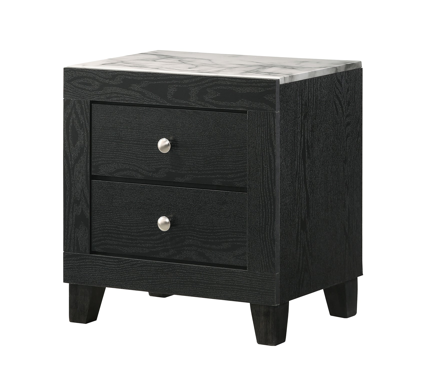 Main view of nightstand from Cadence Black Panel set