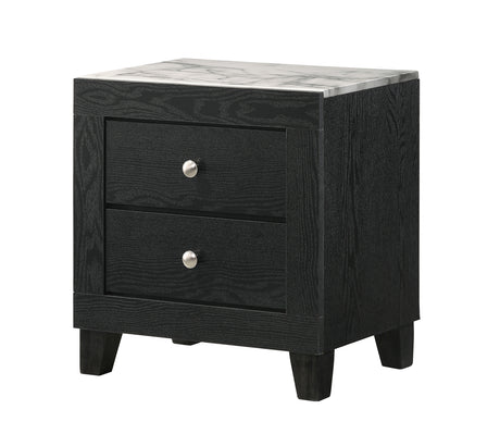 Main view of nightstand from Cadence Black Panel set