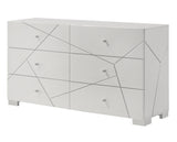 Ayla chest front view white finish