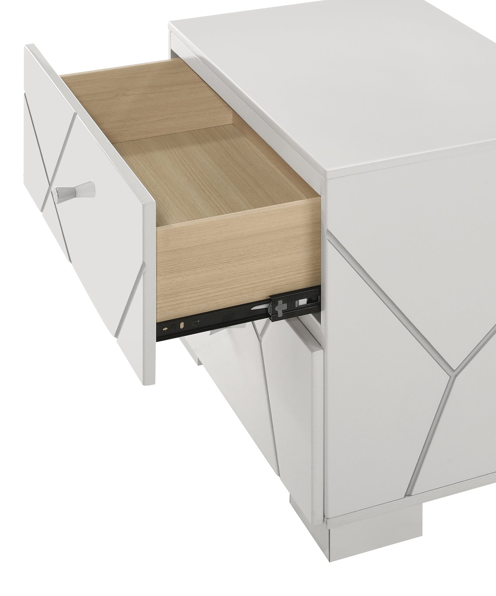 Ayla Nightstand angled side view