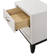 Akerson Chalk Nightstand front view
