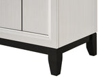 Akerson Chalk TV Stand side view