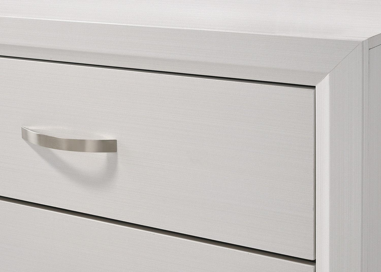 Akerson Chalk Dresser and Mirror Room Setting