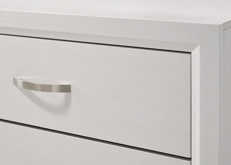 Akerson Chalk Dresser and Mirror Room Setting