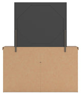 Savonport White/Brown Dresser and Mirror view 8