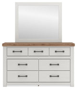 Savonport White/Brown Panel Bedroom Set view 19
