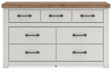 Savonport White/Brown Dresser view 5