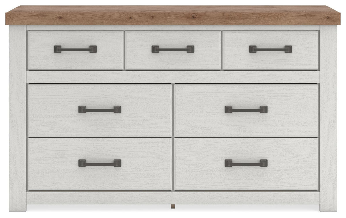 Savonport White/Brown Dresser view 5