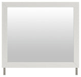 Savonport White Bedroom Mirror from Decor Furniture