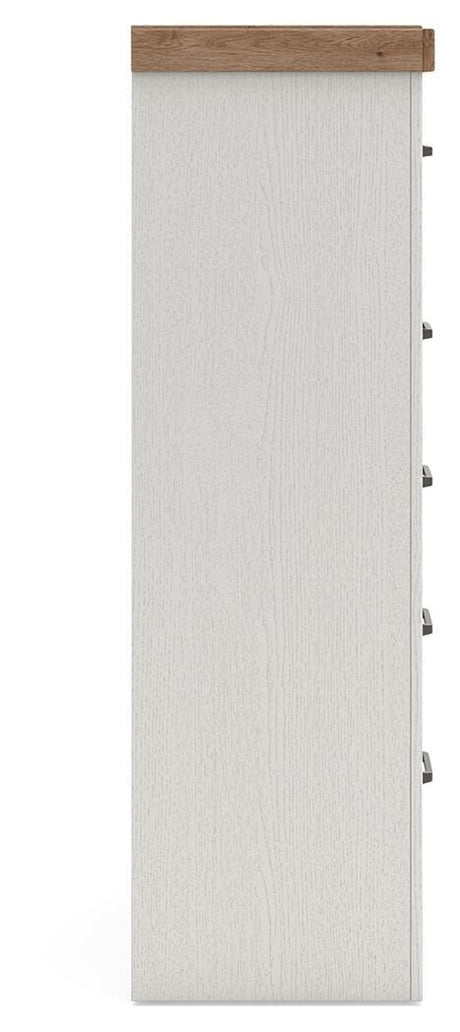 Savonport White/Brown Panel Bedroom Set view 33