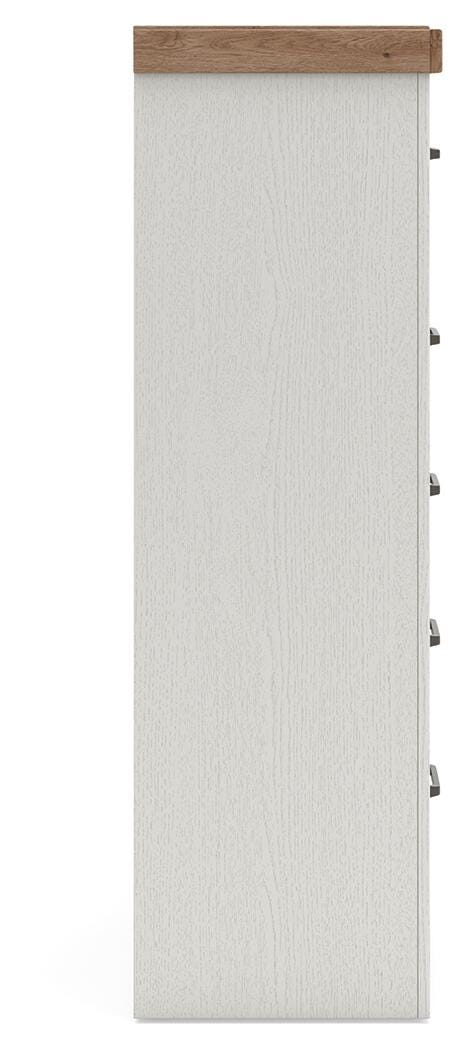 Savonport White/Brown Panel Storage Bedroom Set view 25