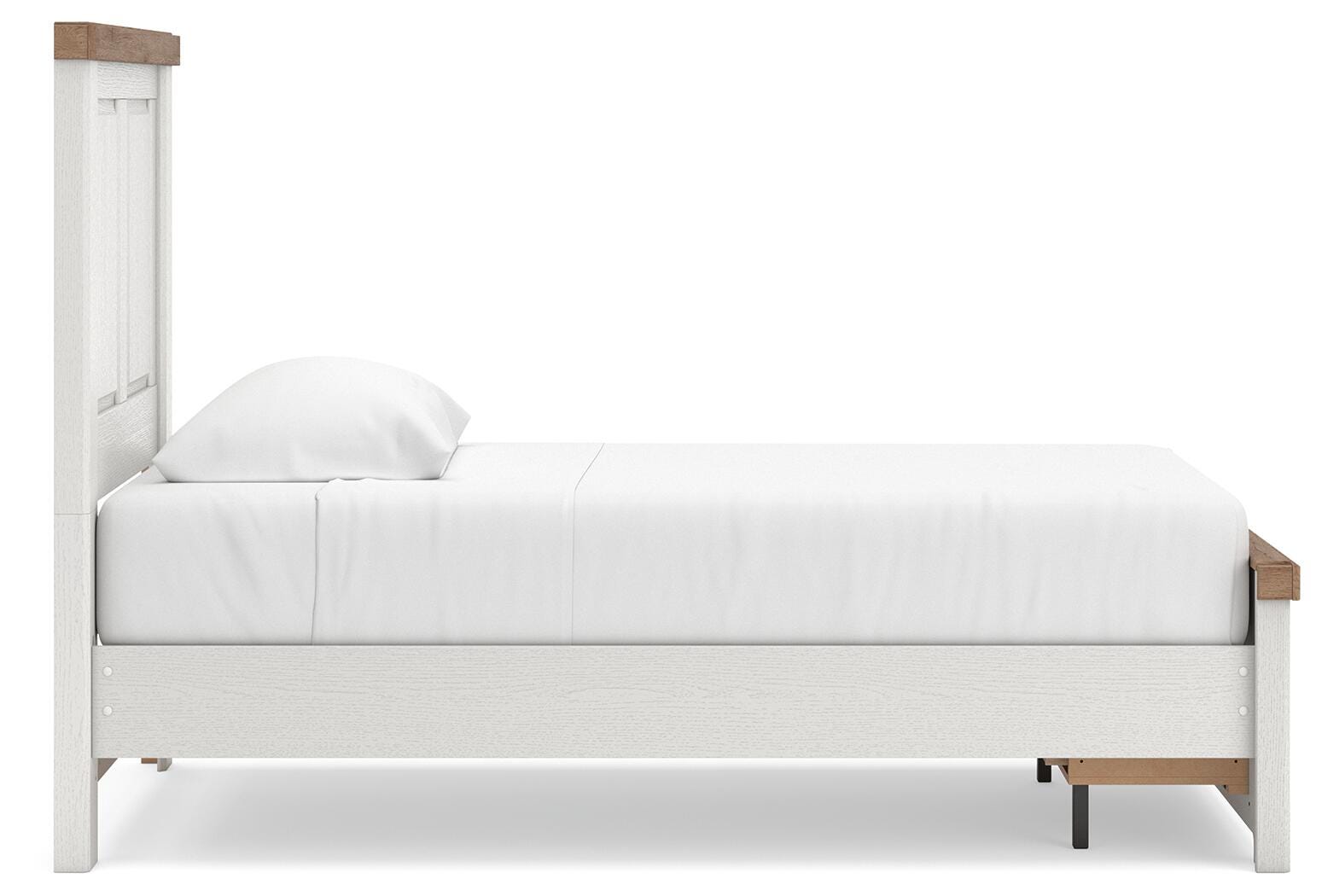 Savonport White/Brown Panel Storage Bedroom Set view 39
