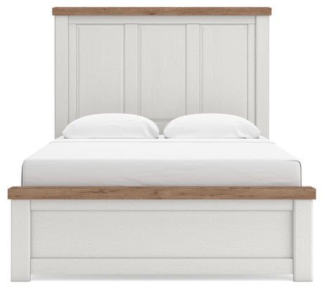 Savonport White/Brown Panel Bedroom Set view 15