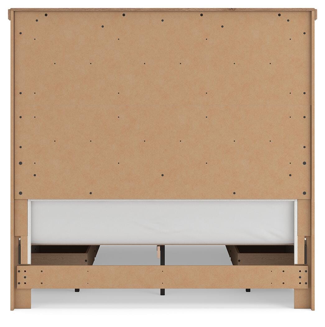Savonport White/Brown Queen Panel Storage Bed view 9