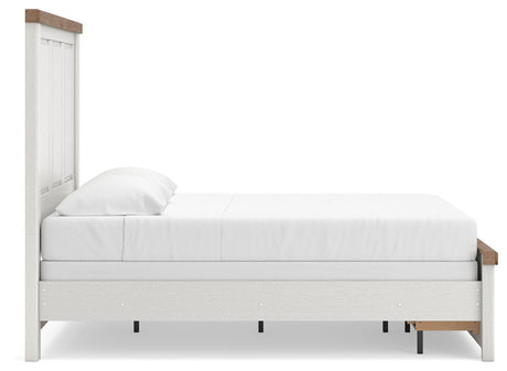 Savonport White/Brown Panel Storage Bedroom Set view 15