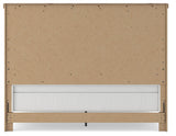 Savonport White/Brown King Panel Bed view 8