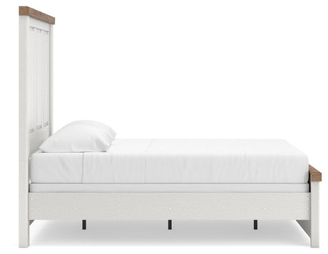 Savonport White/Brown Panel Bedroom Set view 47