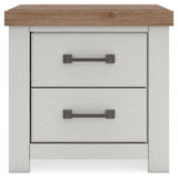 Savonport White/Brown Panel Bed. Dresser, Mirror Bedroom Set view 21