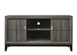 Drawer handle detail on Akerson Night Stand Gray