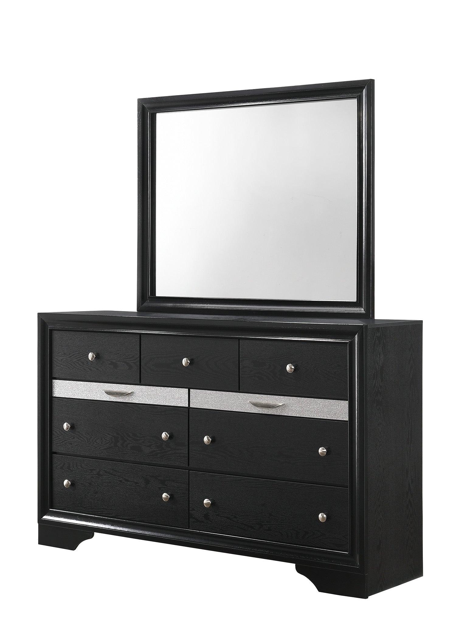 Regata King Bed headboard and footboard showing storage