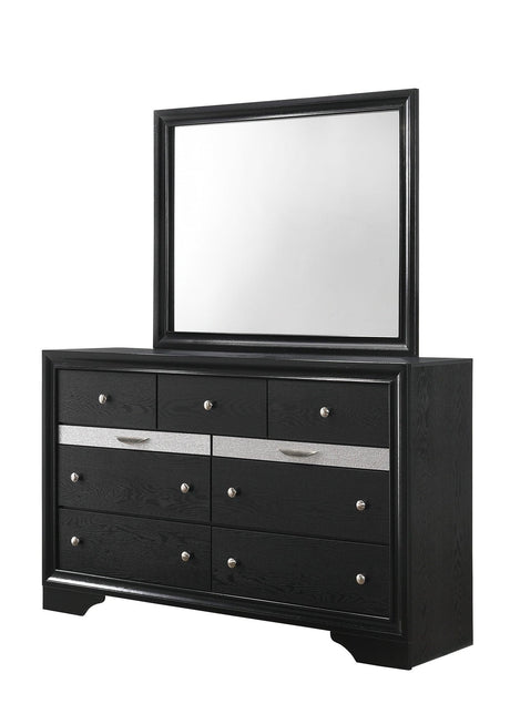 Regata King Bed headboard and footboard showing storage