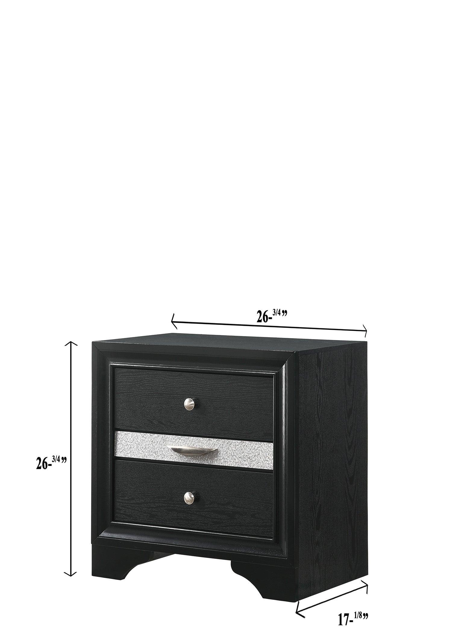 Full bedroom set featuring Regata dresser and nightstand