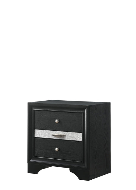 Regata matching dresser in black and silver finish