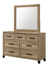 Jameson Light Brown Dresser and Mirror from Decor Furniture