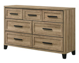 Jameson Light Brown Dresser and Mirror view 3