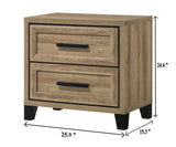 Jameson Light Brown Panel Bedroom Set view 12