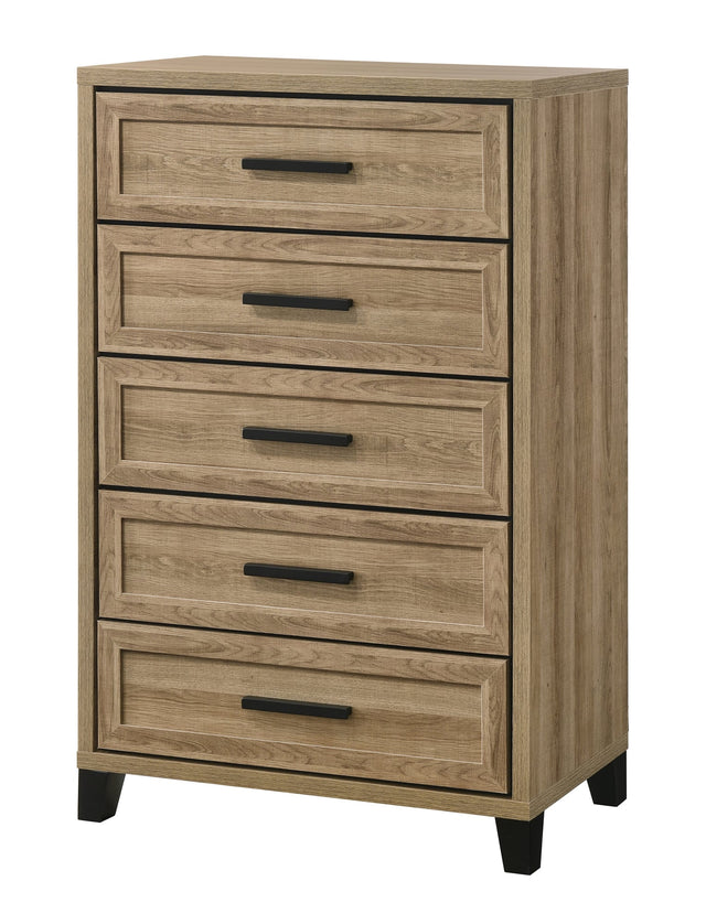Jameson Light Brown Chest from Decor Furniture