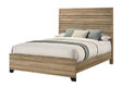 Jameson Light Brown Panel King Bed from Decor Furniture