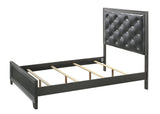Kaia Gray Night Stand with 2 Spacious Drawers