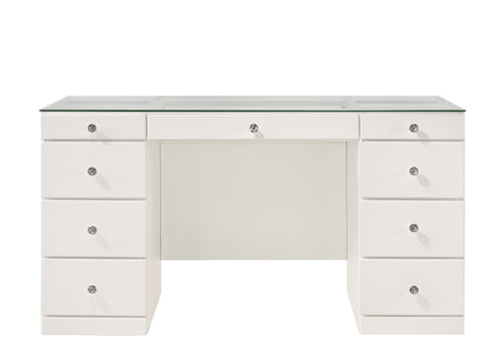 Vanity Base detail white finish