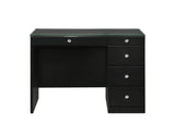Side view of Morgan Luxo black vanity base